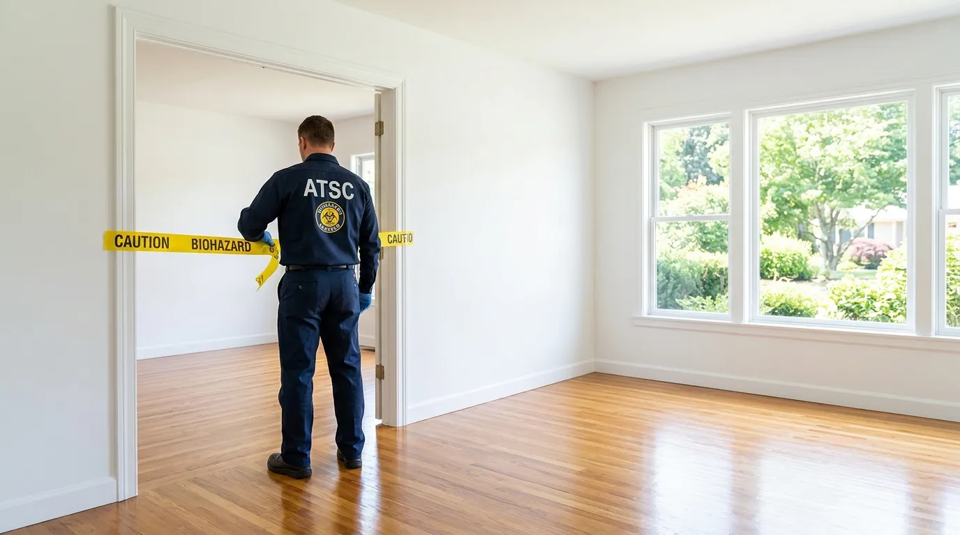 Certified biohazard cleanup crew performing Crime Scene Cleanup in Jacksonville